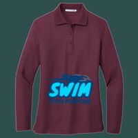 Women's Silk Touch Long Sleeve Polo Thumbnail