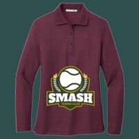 Women's Silk Touch Long Sleeve Polo Thumbnail