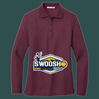 Women's Silk Touch Long Sleeve Polo Thumbnail