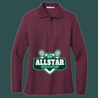 Women's Silk Touch Long Sleeve Polo Thumbnail