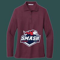 Women's Silk Touch Long Sleeve Polo Thumbnail