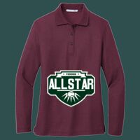 Women's Silk Touch Long Sleeve Polo Thumbnail