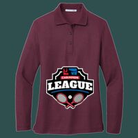 Women's Silk Touch Long Sleeve Polo Thumbnail