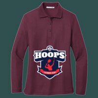 Women's Silk Touch Long Sleeve Polo Thumbnail