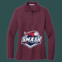 Women's Silk Touch Long Sleeve Polo Thumbnail