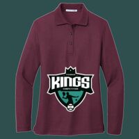 Women's Silk Touch Long Sleeve Polo Thumbnail