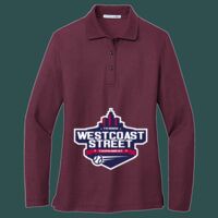 Women's Silk Touch Long Sleeve Polo Thumbnail