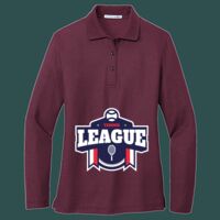 Women's Silk Touch Long Sleeve Polo Thumbnail