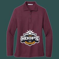 Women's Silk Touch Long Sleeve Polo Thumbnail