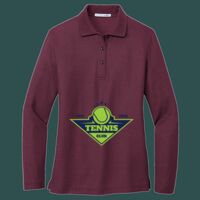 Women's Silk Touch Long Sleeve Polo Thumbnail