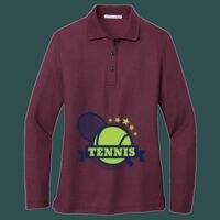 Women's Silk Touch Long Sleeve Polo Thumbnail