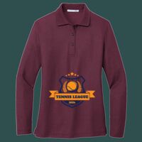 Women's Silk Touch Long Sleeve Polo Thumbnail