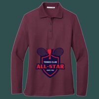 Women's Silk Touch Long Sleeve Polo Thumbnail