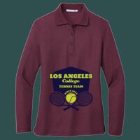 Women's Silk Touch Long Sleeve Polo Thumbnail