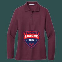 Women's Silk Touch Long Sleeve Polo Thumbnail