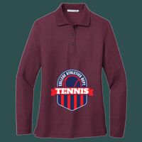 Women's Silk Touch Long Sleeve Polo Thumbnail