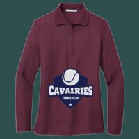 Women's Silk Touch Long Sleeve Polo Thumbnail