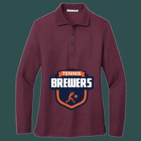 Women's Silk Touch Long Sleeve Polo Thumbnail