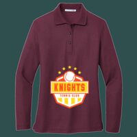 Women's Silk Touch Long Sleeve Polo Thumbnail