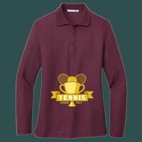 Women's Silk Touch Long Sleeve Polo Thumbnail