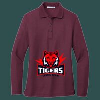 Women's Silk Touch Long Sleeve Polo Thumbnail