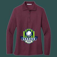 Women's Silk Touch Long Sleeve Polo Thumbnail