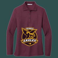 Women's Silk Touch Long Sleeve Polo Thumbnail