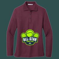 Women's Silk Touch Long Sleeve Polo Thumbnail