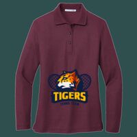 Women's Silk Touch Long Sleeve Polo Thumbnail