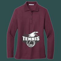 Women's Silk Touch Long Sleeve Polo Thumbnail