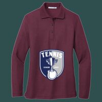 Women's Silk Touch Long Sleeve Polo Thumbnail