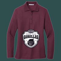 Women's Silk Touch Long Sleeve Polo Thumbnail