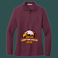 Women's Silk Touch Long Sleeve Polo Thumbnail