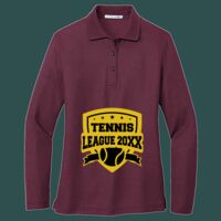 Women's Silk Touch Long Sleeve Polo Thumbnail