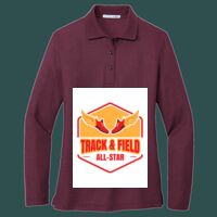 Women's Silk Touch Long Sleeve Polo Thumbnail
