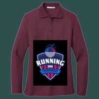 Women's Silk Touch Long Sleeve Polo Thumbnail