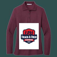 Women's Silk Touch Long Sleeve Polo Thumbnail