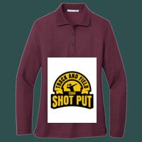 Women's Silk Touch Long Sleeve Polo Thumbnail