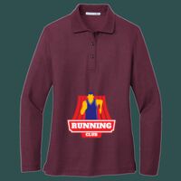 Women's Silk Touch Long Sleeve Polo Thumbnail