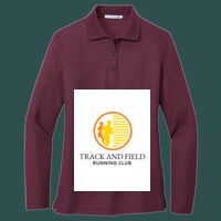 Women's Silk Touch Long Sleeve Polo Thumbnail