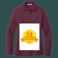 Women's Silk Touch Long Sleeve Polo Thumbnail