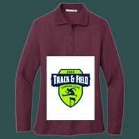 Women's Silk Touch Long Sleeve Polo Thumbnail