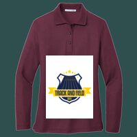 Women's Silk Touch Long Sleeve Polo Thumbnail