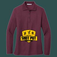 Women's Silk Touch Long Sleeve Polo Thumbnail