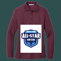 Women's Silk Touch Long Sleeve Polo Thumbnail