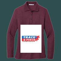 Women's Silk Touch Long Sleeve Polo Thumbnail