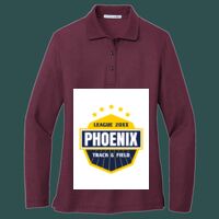 Women's Silk Touch Long Sleeve Polo Thumbnail