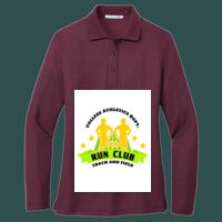 Women's Silk Touch Long Sleeve Polo Thumbnail