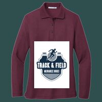 Women's Silk Touch Long Sleeve Polo Thumbnail