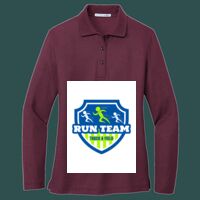 Women's Silk Touch Long Sleeve Polo Thumbnail